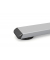 Schreibtisch Move 1 base, elektrisch höhenverstellbar, 73-123cm (H), 160x80cm (BxT), rechteckig, ahorn / silber