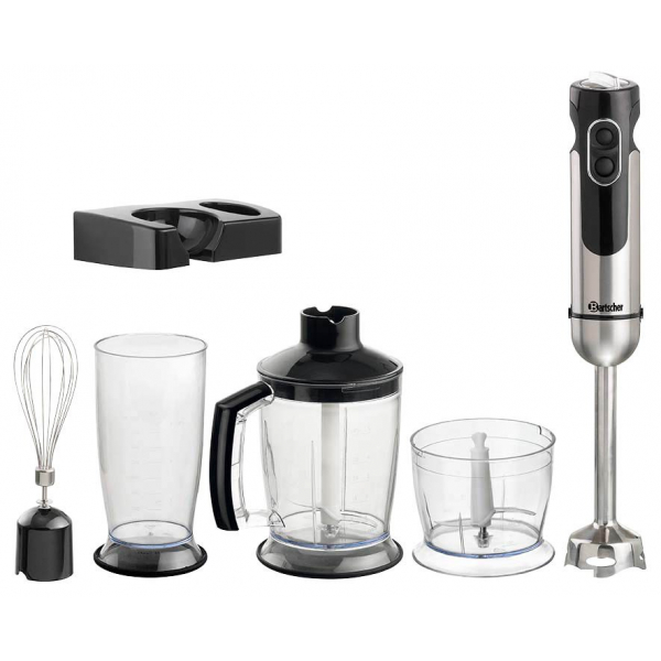 4015613485492 - Stabmixer-Set schwarz silber 700 W 4015613485492 Bartscher 4015613485492 - Stabmixer-Set schwarz silber 700 W 4015613485492 Bartscher