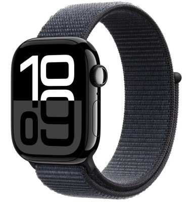 Watch Series 10 42 mm Aluminium (GPS) Sport Loop  tinte, diamantschwarz