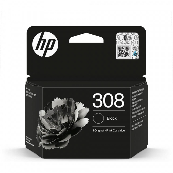 HP Druckerpatrone 308 7FP21UE (kompatibel zu HP Envy 6110), schwarz, ca. 160 Seiten 0196786390456 HP