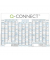 Wandplaner 0,  XL Q-CONNECT, 14 Monate / 1 Seite, 70,7x100cm  (70x100cm), 2025