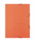Eckspannmappe 125208520 orange Karton 390g, mit 3 Einschlagklappen