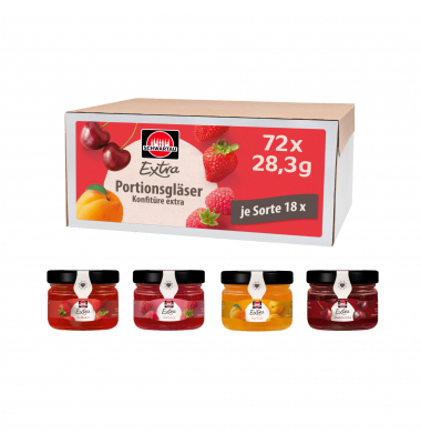 Konfitüre Extra 3010292 sort 28,3g 75St
