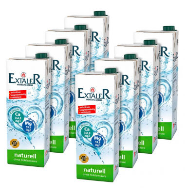 naturell Mineralwasser 8 x 1,5 l