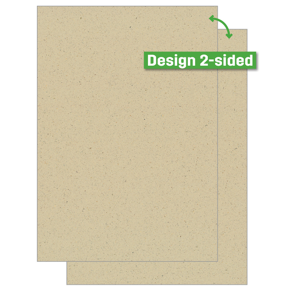 7 Stück Sigel Briefpapier DP623, beige, Blank grass pape, A4, 120g 4004360785399 Sigel