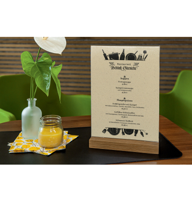 Motiv-Papier Kitchen utensils - beige, schwarz - 100 gm² - A4 - 100 Blatt