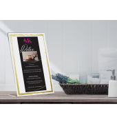 Motiv-Papier Golden frame - goldgelb - 200 gm² - A4 - 50 Blatt