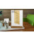 Motivpapier DP613, weiß/goldgelb, goldener Pinselstrich, A4, 200g