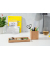 Zubehörablage - Bambus, Einleger aus recyceltem PET - beige - 24,5 x 2,5 cm