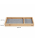 Zubehörablage - Bambus, Einleger aus recyceltem PET - beige - 24,5 x 2,5 cm