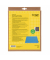 Mauspad - recyceltes PET, recyceltes PP - hellblau, dunkelgrau - beidseitig verwendbar - 25 x 0,7 cm