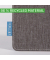 Mauspad - recyceltes PET, recyceltes PP - hellblau, dunkelgrau - beidseitig verwendbar - 25 x 0,7 cm