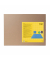 Schreibunterlage - recyceltes PET, recyceltes PP - hellblau, dunkelgrau - beidseitig verwendbar - 60 x 0,7 cm