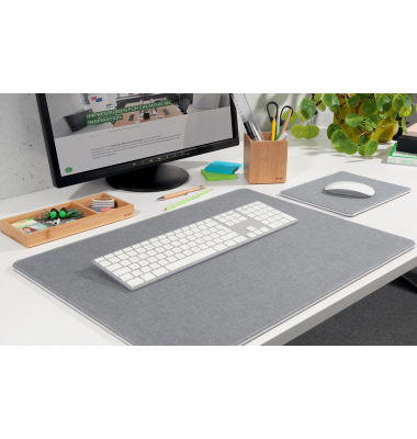 Mousepad Eyestyle SA201 hellgrau-schwarz 25x0,7x20cm