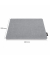 Mauspad - recyceltes PET, recyceltes PP - hellgrau, schwarz - beidseitig verwendbar - 25 x 0,7 cm