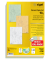 Briefpapier T1227, sandbraun/pastellgr&uuml;n/grau, marmoriert, A4, 90g