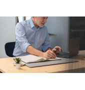 Notizbuch CO697, Conceptum Design Casual, grau, A4, punktkariert, 80g, 97 Blatt / 194 Seiten