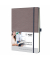 Notizbuch CO690, Conceptum Design Casual, braun, A4, punktkariert, 80g, 97 Blatt / 194 Seiten