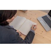 Notizbuch CO335, Conceptum, gr&uuml;n, A4, liniert, 80g, 97 Blatt / 194 Seiten