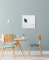 Glas-Magnettafel Artverum - Design Little Birds - 48 x 48 cm - weiß - Sicherheitsglas (ESG) - SGS-geprüft