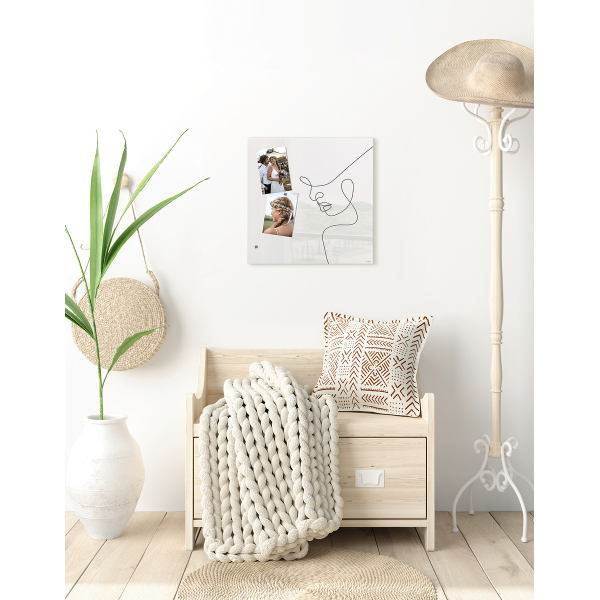 2 Stück Sigel Magnettafel GL295, 48x48cm 4004360795770 Sigel