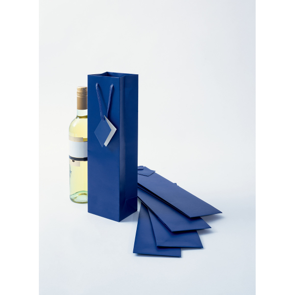 50 Stück Sigel Geschenktasche GT505, allgemein, Bottle, Kunststoffkordel, Geschenkanhänger, 10cm x 35cm 4004360797538 Sigel