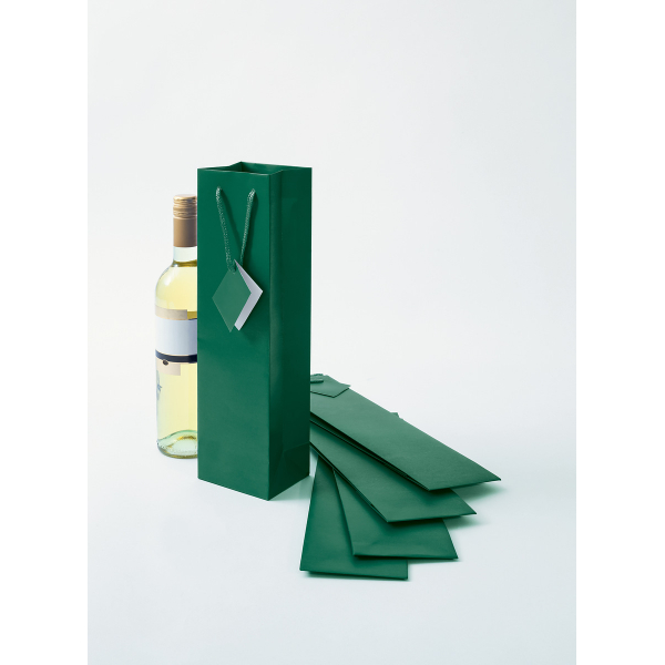 50 Stück Sigel Geschenktasche GT502, allgemein, Bottle, Kunststoffkordel, Geschenkanhänger, 10cm x 35cm 4004360797620 Sigel