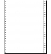 Computerpapier 12x240 mm, A4, LP, 80 gm², 1f, blanko, 2000 BL, Endlospapier