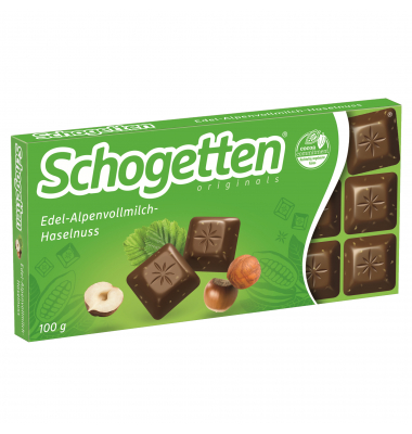 Schokolade Alpenvollmilch-Haselnuss 100g