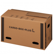 Umzugskarton CargoBox Plus 322405510 braun, innen 64x36x34cm (BxHxT), Wellkarton 2-wellig