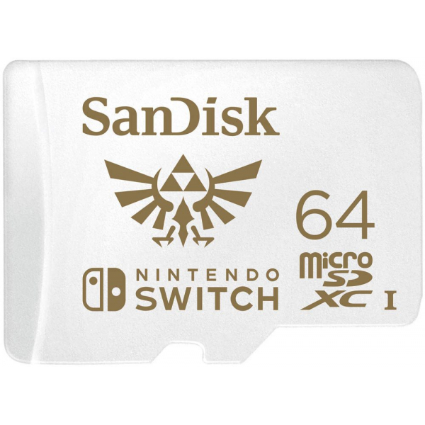 0619659171537 - SanDisk Nintendo Switch - Flash-Speicherkarte - 64 GB - UHS-I U3 - microSDXC UHS-I - für Nintendo Switch 0619659171537 - SanDisk Nintendo Switch - Flash-Speicherkarte - 64 GB - UHS-I U3 - microSDXC UHS-I - für Nintendo Switch
