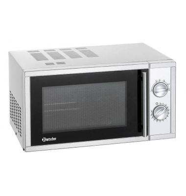 Mikrowelle 900 W silber