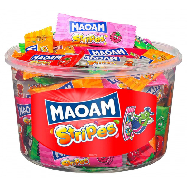4001686009543 - Stripes Kaubonbons in der Dose 4001686009543 100 Stück