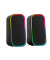  Lautsprecher TOKEN RGB SL-810008-BK, schwarz
