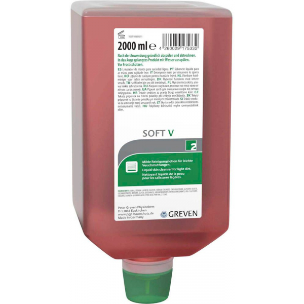 4260029175332 - FP - Hautreinigungslotion ® soft v 2 l Flasche passend für 9000 473 404 leichte Verschmutzung 4260029175332 - FP - Hautreinigungslotion ® soft v 2 l Flasche passend für 9000 473 404 leichte Verschmutzung