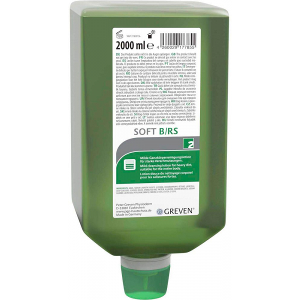 4260029177855 - Hautreinigungslotion ® soft b rs 2 l Flasche passend für 9000 473 404 mittlere bis starke Verschmutzung 4260029177855 - Hautreinigungslotion ® soft b rs 2 l Flasche passend für 9000 473 404 mittlere bis starke Verschmutzung