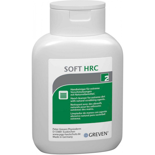 4260029179491 - Peter Greven® Soft HRC Handreinigungscreme Hochwertiger Handreiniger mit Naturreibemittel 250 ml - Flasche 4260029179491 - Peter Greven® Soft HRC Handreinigungscreme Hochwertiger Handreiniger mit Naturreibemittel 250 ml - Flasche