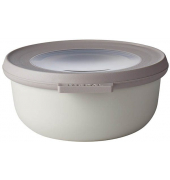 Frischhaltedosen Cirqula rund 5,8 cm hoch weiß nordic white 0,35 Liter BPA Frei