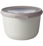 Frischhaltedosen Cirqula rund 8,5 cm hoch weiß nordic white 0,5 Liter BPA Frei