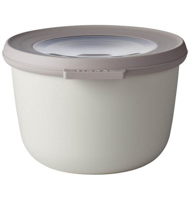 Frischhaltedosen Cirqula rund 8,5 cm hoch weiß nordic white 0,5 Liter BPA Frei