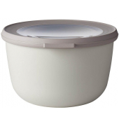 Frischhaltedosen Cirqula rund 10 cm hoch weiß nordic white 1 Liter BPA Frei