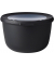 Frischhaltedosen Cirqula rund 10 cm hoch schwarz nordic black 1 Liter BPA Frei