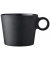 Cappuccinotasse Bloom schwarz 375,0 ml
