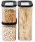 Vorratsdosen-Set Modula 11,416,822,2 cm hoch transparent 1,01,52,0 l, 1 Set