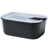 Frischhaltedosen EasyClip 7,0 cm hoch schwarz 0,7 l