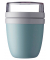 Speisebehälter Lunchpot Ellipse blau 0,5 + 0,2 l