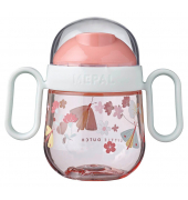 Trinklernbecher Mio 2.0 - Flowers & Butterflies rosa 200,0 ml