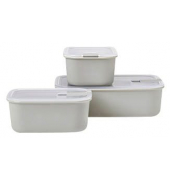 Frischhaltedosen-Set EasyClip hoch weiß 2x 0,7 l, 1,5 l, 1 Set