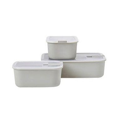 Frischhaltedosen-Set EasyClip hoch weiß 2x 0,7 l, 1,5 l, 1 Set