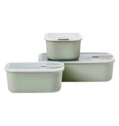 Frischhaltedosen-Set EasyClip hoch grün 2x 0,7 l und 1x 1,5 l, 1 Set